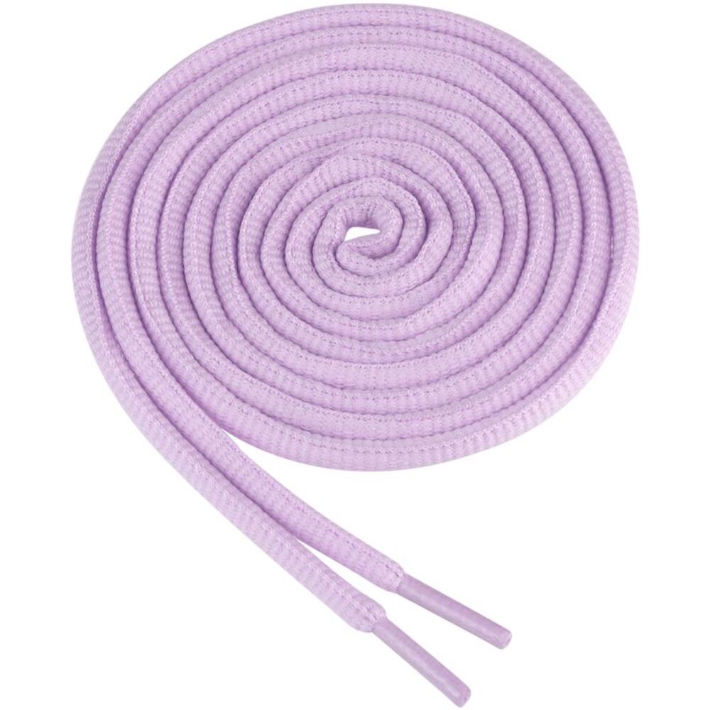 2 Pair Oval 7 Colors Half Round Athletic Shoelaces 0.2" Width Light Purple